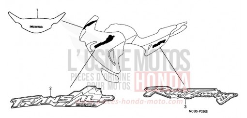 RAYURE/MARQUE XL650VY de 2000